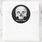 Memento mori-Stickers Ronde Sticker (Tas)