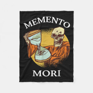 Memento Mori Stoïcijns Latijn Stoïcisme Filosofie Fleece Deken