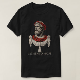 Memento Mori Stoïcijnse Filosoof Buste T-shirt