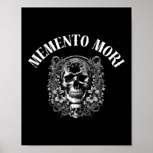 Memento Mori Stoïcijnse quote voor het herinneren Poster