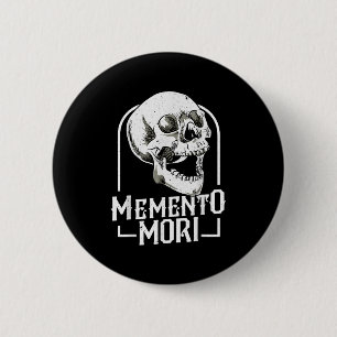 Memento Mori Stoïcisme Mortaliteitsfilosofie Q Ronde Button 5,7 Cm