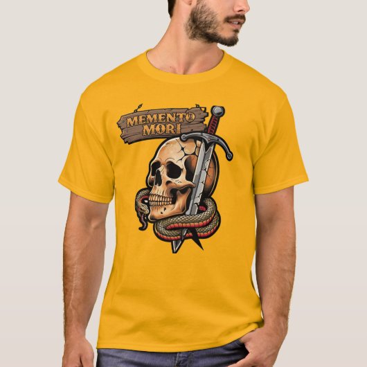 memento mori t-shirt (Voorkant)