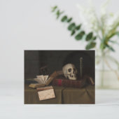 Memento Mori "To This Favor" van William Harnett Briefkaart (Staand voorkant)