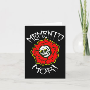 Memento Mori Traditioneel Tattoo Bloem &amp; Sched Kaart