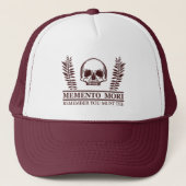 memento mori trucker pet (Voorkant)
