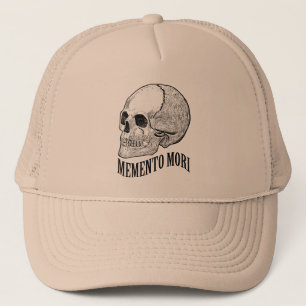 Memento mori trucker pet