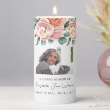 Mémento photo Peach Rose en souvenir