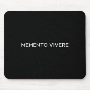 Memento Vivere herinnert zich om Latijn Q van de f Muismat