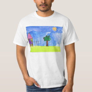 Mementos met het kunstwerk van uw kind t-shirt