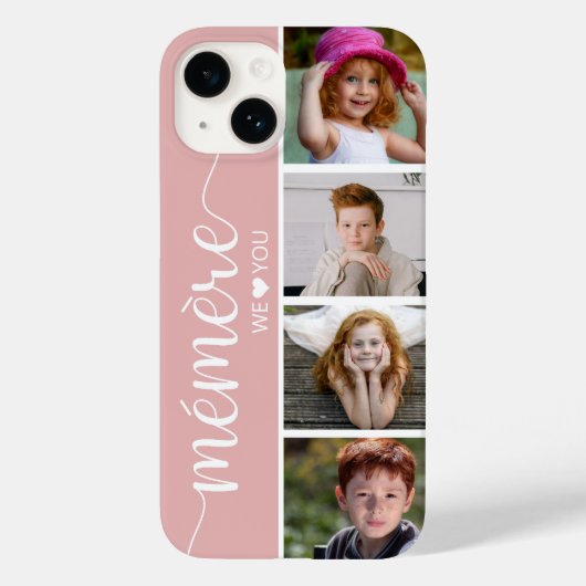 Mémère 4 Foto Case-Mate iPhone Case (Achterkant)