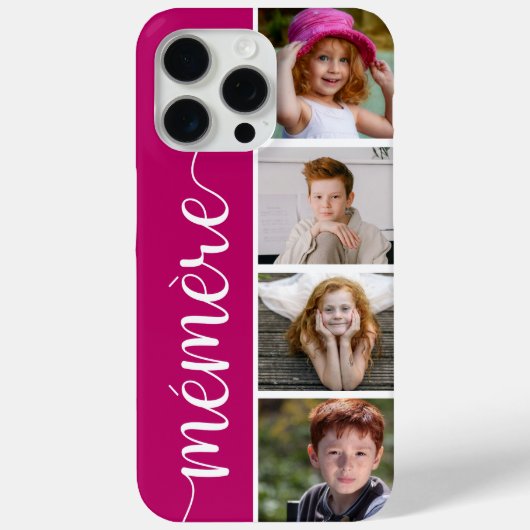 Mémère 4 foto Case-Mate iPhone case (Achterkant)