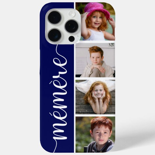 Mémère 4 foto Case-Mate iPhone case (Achterkant)