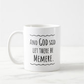 Memere French Canadian Grandma Cadeau Café Mug (Gauche)