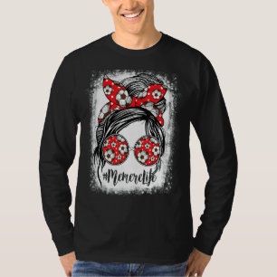 Memere Leven Gebleekt Memere Leven Voetbal Messy B T-shirt