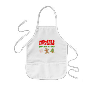 Memere's Little Helper Kerstkoekjes Kinder Schort