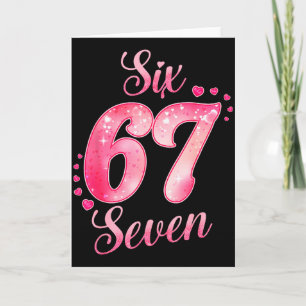 Memes 6 En 7 Zes Zeven Schattige Liefde Valentijn  Kaart