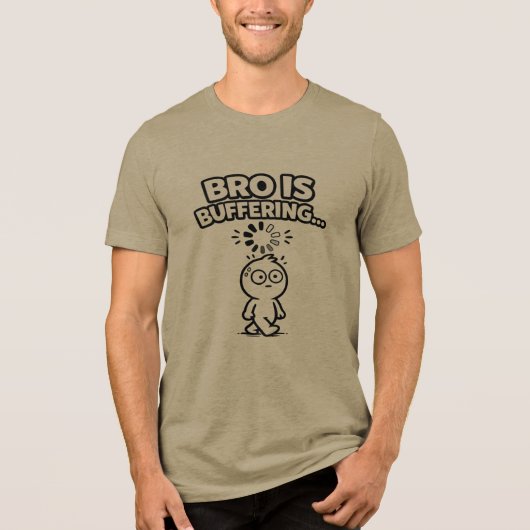 memes grappig trending Tri-Blend shirt (Voorkant)