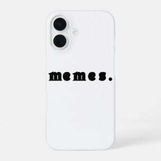 Memes T-shirt – Grappige internetcultuur iPhone 16 Hoesje