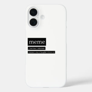 Memes – Uitspraak en definitie T-shirt iPhone 16 Hoesje