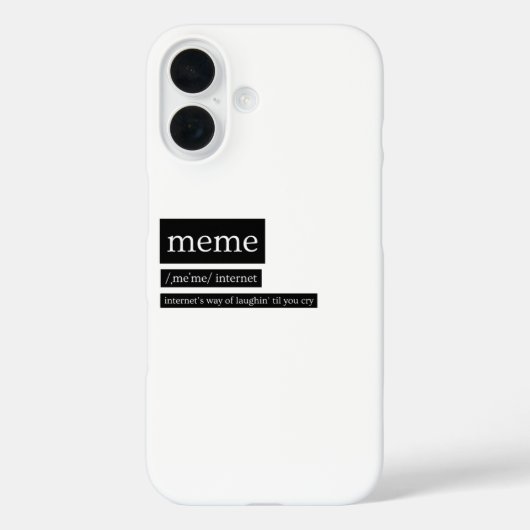 Memes – Uitspraak en definitie T-shirt Case-Mate iPhone Case (Achterkant)