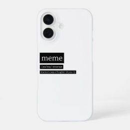 Memes – Uitspraak en definitie T-shirt iPhone 16 Hoesje