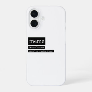 Memes – Uitspraak en definitie T-shirt iPhone 16 Hoesje