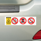 Memetic Biohazard Bumpersticker (Op auto)