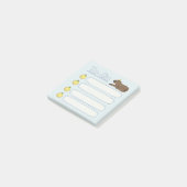 Memo Capybara to-Do List Post-it® Notes (Schuin)