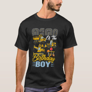 Memo van de verjaardagsjongen bouwvakker Day T-shirt