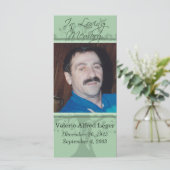 Mémoire / Carte personnalisée du souvenir (Debout devant)