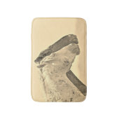Mémoire de cheval sauvage tapis de bain (Devant (Vertical))