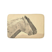 Mémoire de cheval sauvage tapis de bain (Devant)