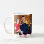 Mémoire de la famille de Noël Photo Mug (Gauche)