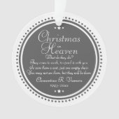 Mémoire de Noël au Ciel Photo Acrylique (devant)