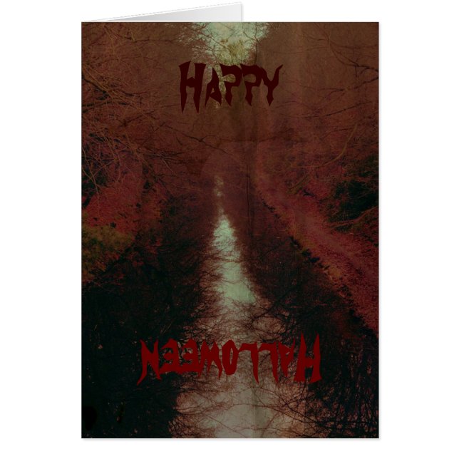 Mémoire d'un canal Carte Halloween (Devant)