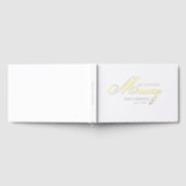 Mémoire "En mémoire d'amour" Gold-Foil, Blanc (Complet)