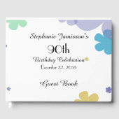 Mémoire / Livre d'invité 90e fête d'anniversaire (Recto)
