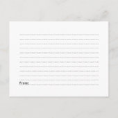 MÉMOIRE SPÉCIALE DE VOUS Carte mémoire de partage (Dos)