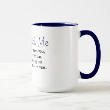 Mémoire toujours avec moi tasse
