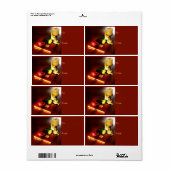 Mémoires Étiquettes cadeaux (Feuille entière)