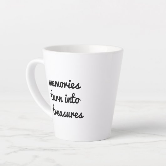 Mémoires Latte Mug (Angle gauche)