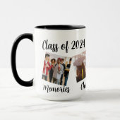 Mémoires seniors personnalisées Collage Mug (Gauche)