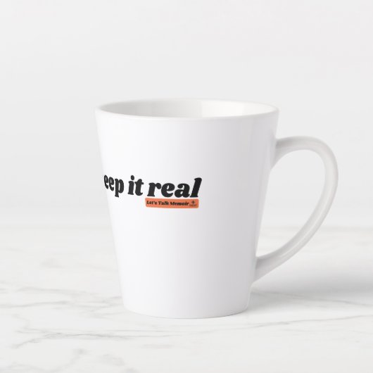 Memoiristen houden het echt LTM Onderstrepen Latte Mok (Rechts)