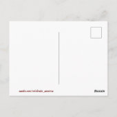 Memorable Fort Worth Texas Cattle Drive Briefkaart (Achterkant)