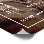 Memorable Newborn Large Photo & Birth Details Poster (Hoek)