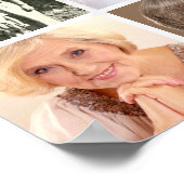 Memorial 18 Foto Collage Forever in ons hart Poster (Hoek)