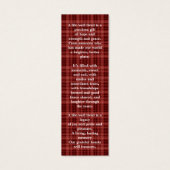 Mémorial 3 Photo Signet de prière funéraire (Dos)