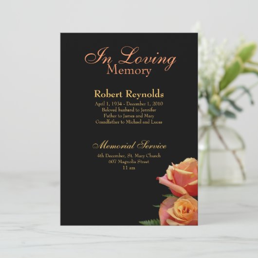 Memorial / Aankondiging (Staand voorkant)