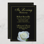 Memorial / Aankondiging (Voorkant / Achterkant)