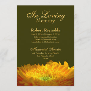 Memorial/Aankondiging Aankondiging